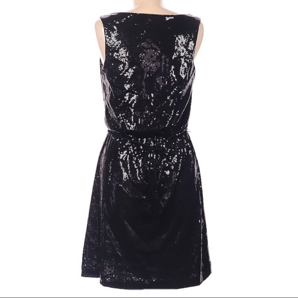 WHITE HOUSE BLACK MARKET Sequined Dress with Rope Belt - Picture 8 of 14